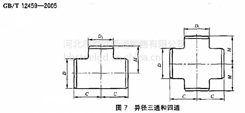 变径三通 异径三通 孟村三通 三通厂家