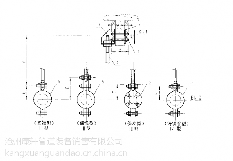 b3角形吊耳式管吊 角形吊耳式管吊 角形吊耳式管吊厂家