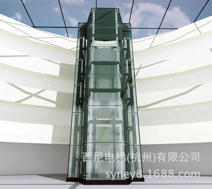 供应西尼观光电梯|杭州电梯厂家|国产品牌电梯|电梯零配件厂家直销