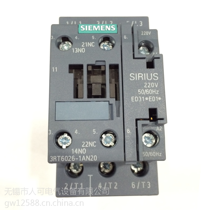 【原装***西门子接触器3rt6026-1an20 220v 25a】图片