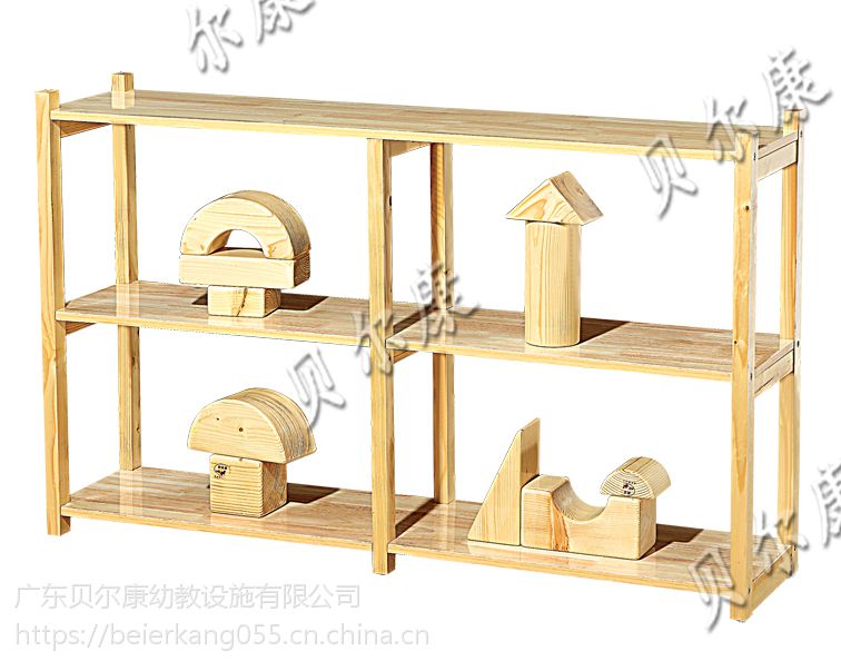 贝尔康 二层美工架 美术室作品展示架 置物架 手工作品架 美术材料架