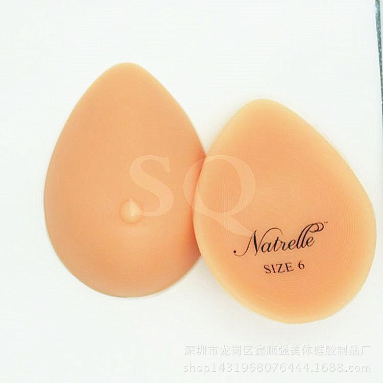 厂家直销医疗硅胶义乳水滴自粘型假乳房伪娘cd自粘假胸变装假胸垫