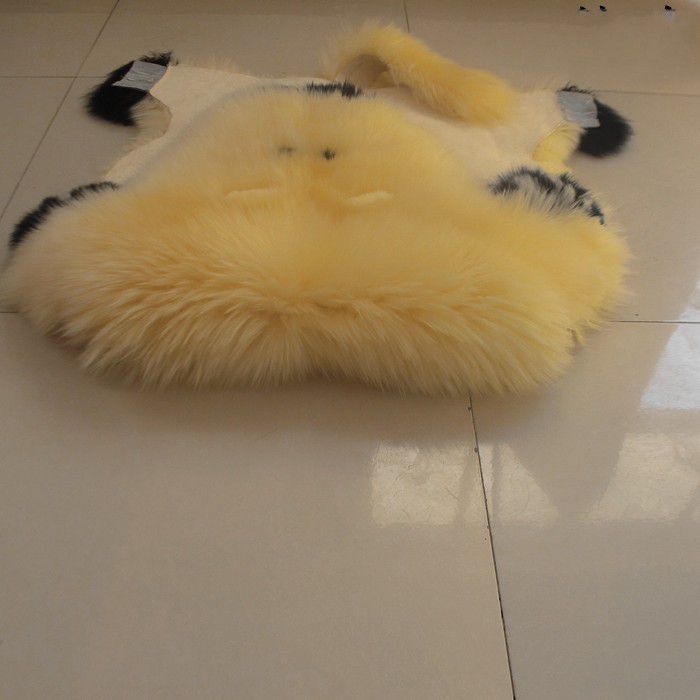 地毯自由皮行熊形长毛卡通可爱卧室客厅地毯床边毯沙发垫可定做