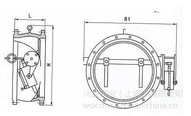 沃茨阀门w-h47x蝶式缓冲止回阀 微阻缓闭止回阀 缓冲逆止阀 单向阀