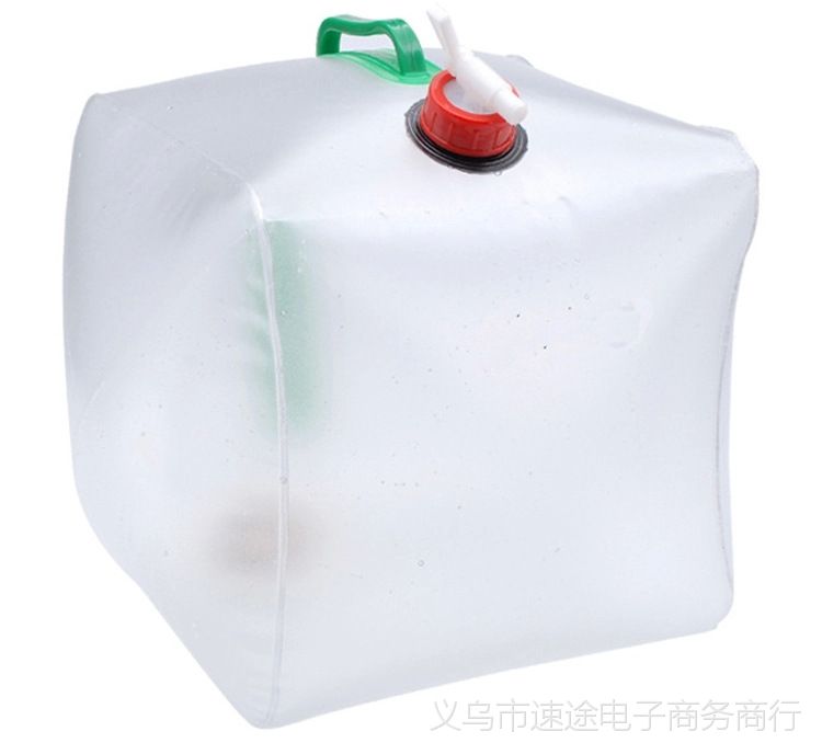 户外20l折叠水袋大容量便携式盛水容器水壶塑料水桶野营装备用品
