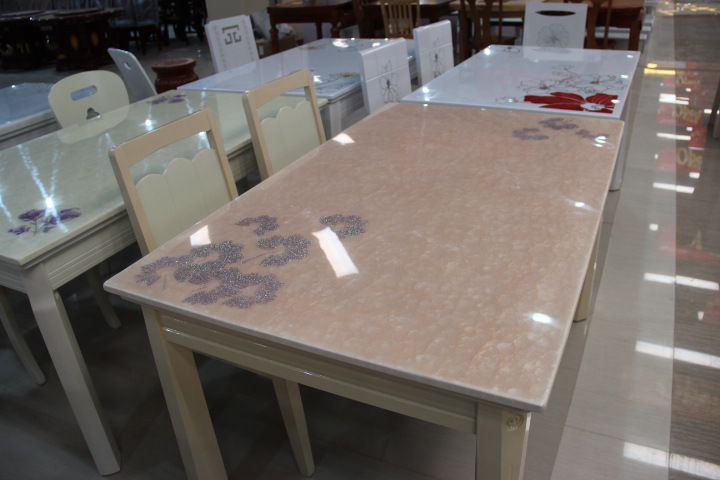 4米实木大理石餐桌