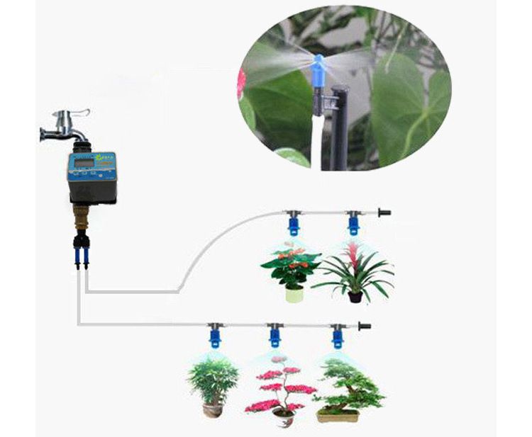 自动浇花器 智能浇灌系统 园艺喷灌设备 小型花园自动浇水器套装