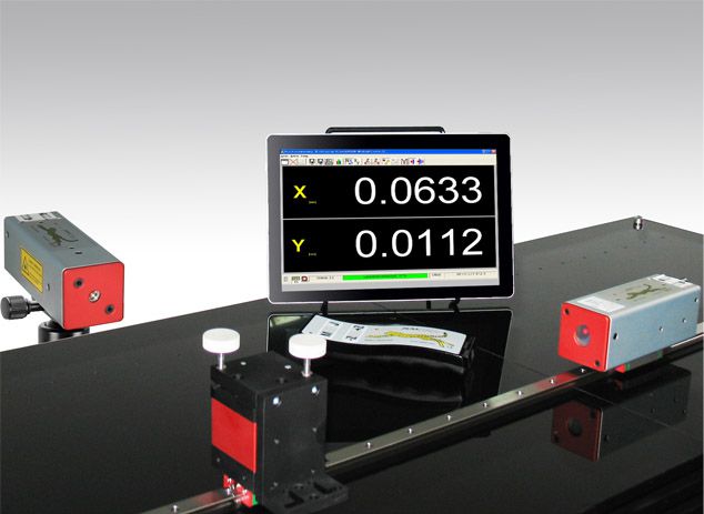 瑞士raytec二维激光准直仪机床导轨直线度平行度垂直度检测仪