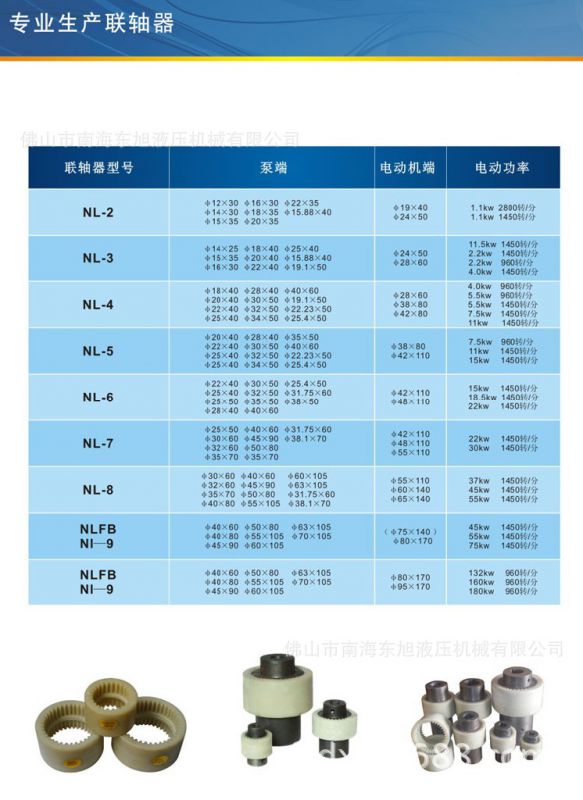 2连接电机和油泵联轴器 弹性联轴器 尼龙内齿型联轴器 nl联轴器.