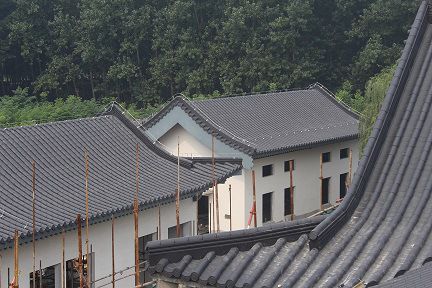 金属仿古瓦中式别墅瓦古建筑屋面瓦片铝合金瓦片仿古铝瓦