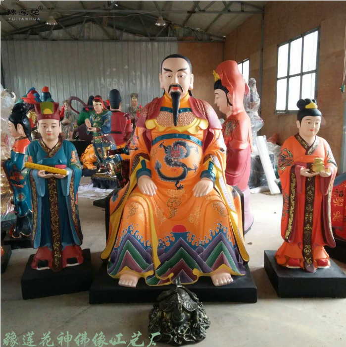 真武大帝神像真武荡魔天尊佛像价格武当山祖师爷塑像报价玄天上帝塑像