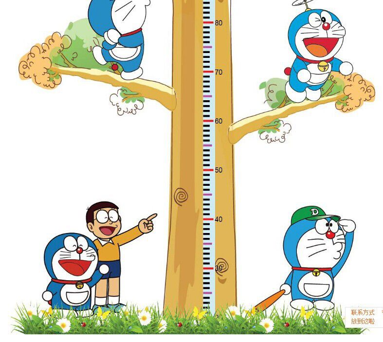 ay238ab 多啦a梦身高贴卡通儿童房幼儿园教室布置墙面装饰墙贴画