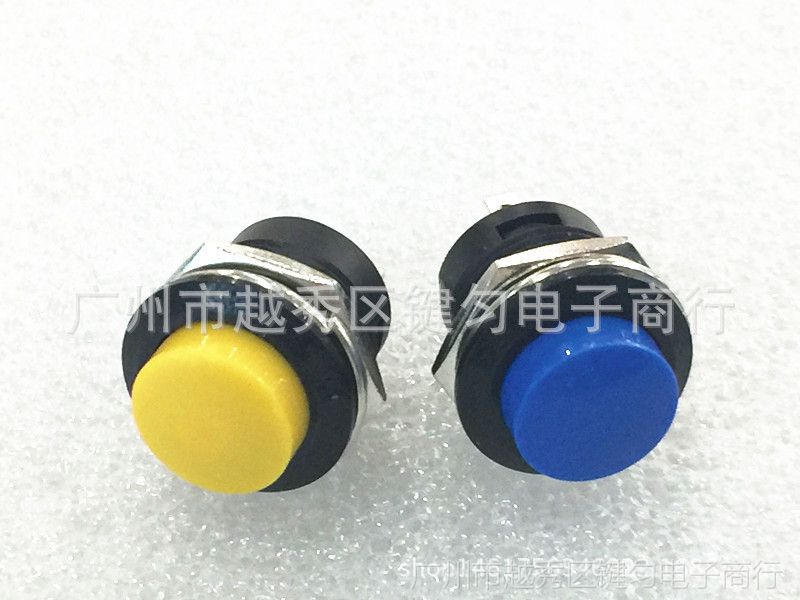供应按钮开关r16-507 无锁自动复位按钮开关 安装孔16mm急停按钮
