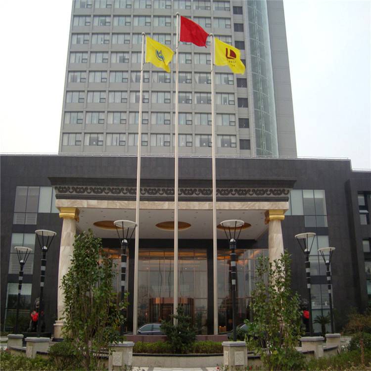 金聚进 国旗杆不锈钢户外 9米/12米不锈钢政府学校旗杆