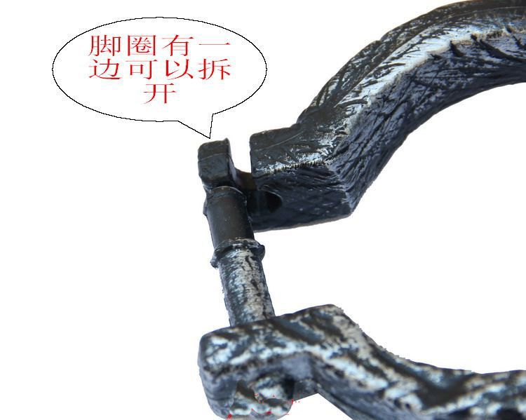 万圣节 囚犯cos演出道具 脚铐 脚锁 脚链 脚镣 塑料大铁球 0.2kg
