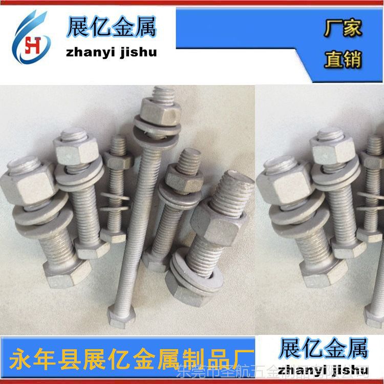 热镀锌螺栓，紧固件，热镀锌螺丝，标准件，热浸锌螺栓 9