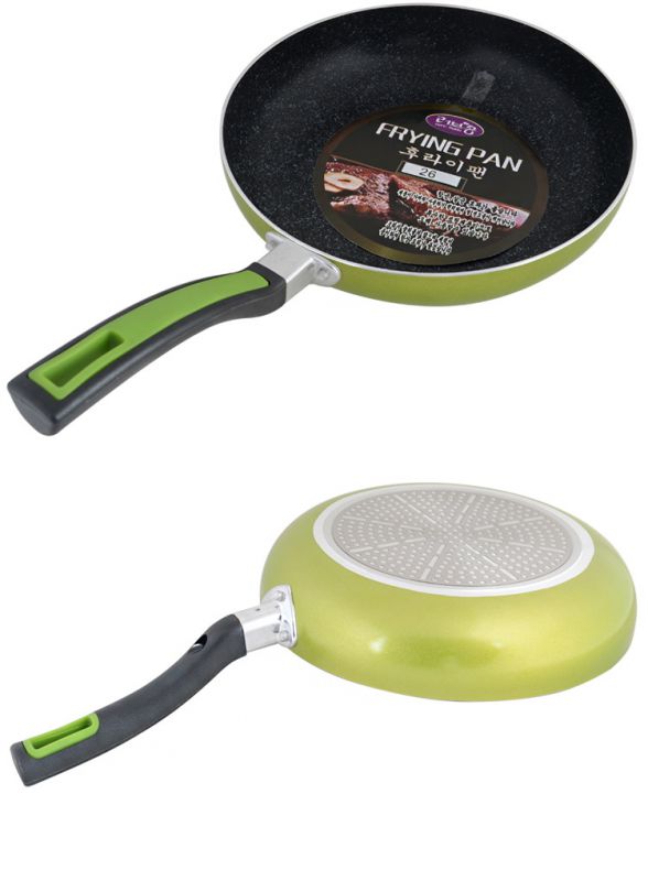 韩国绿色地球煎锅与纹理陶瓷不粘锅green earth frying pan 26cm