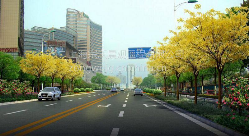 道路绿化景观设计 道路绿化景观公司 道路绿化施工工程 道路绿化设计