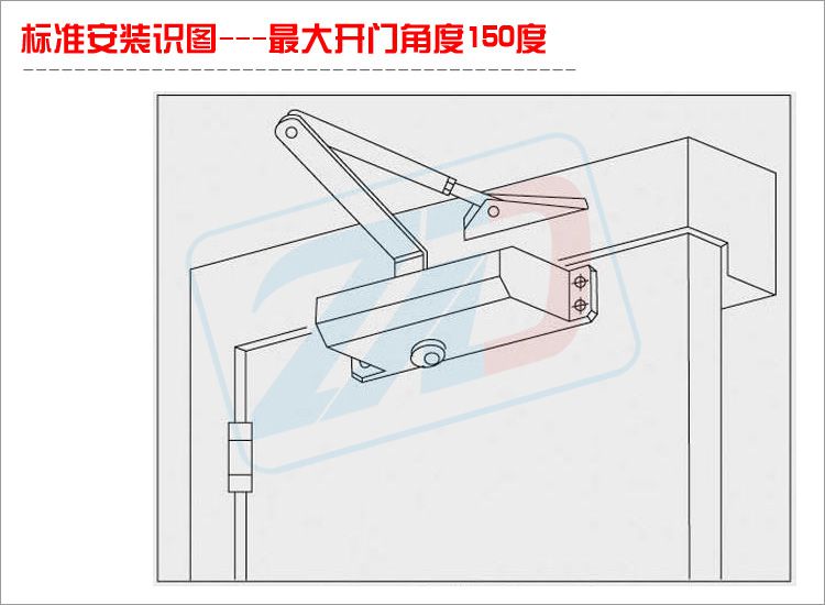 帮力bl-03自动液压式缓冲家用自动闭门器 液压闭门器 暗藏闭门