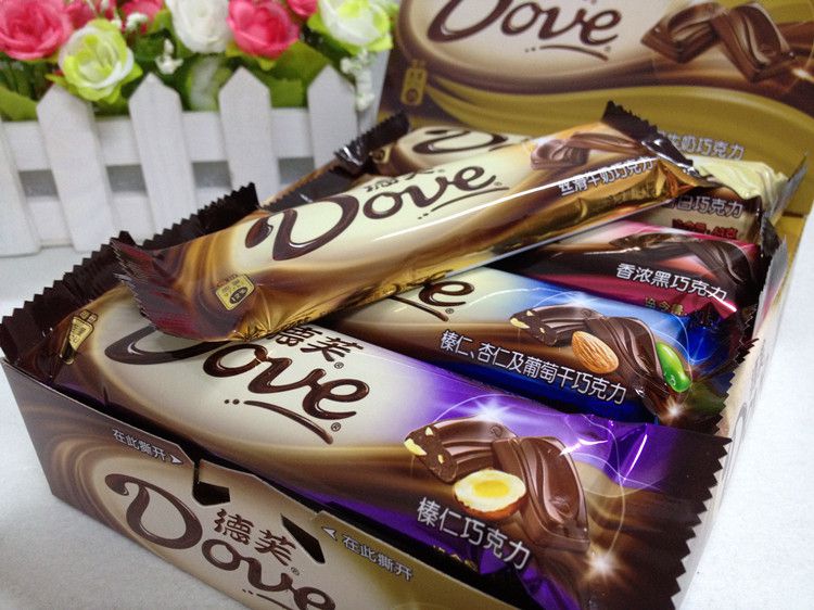 〔***〕dove/德芙 榛仁巧克力 盒装糖果零食果仁 43g*12支/盒