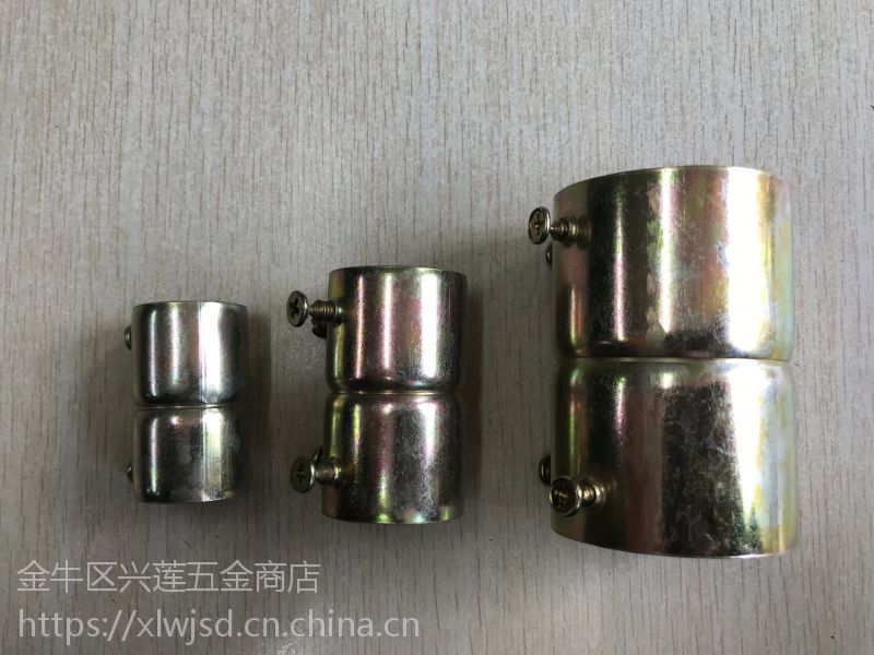 大量批发穿线φ25加长厚直接头jdg紧定式kbg扣压式镀锌彩色/白锌