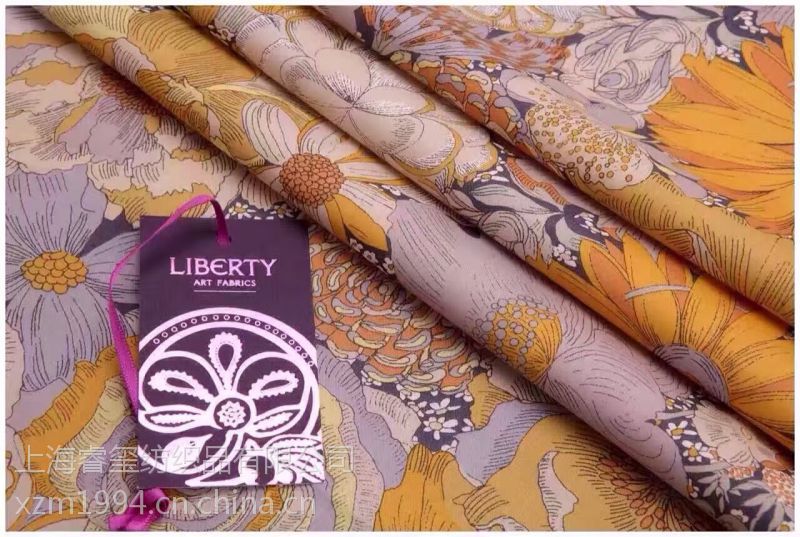 英国传统手工印花面料 liberty(利伯缇 现货供应