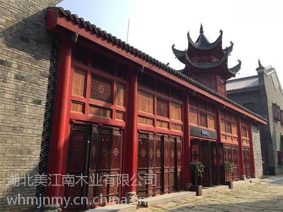 湖北美江南木业,仿古建筑,园林古建,仿古门楼,酒店,饭店复古门头