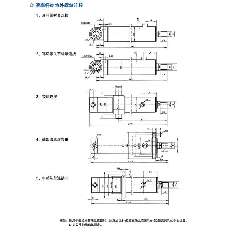 扬州品质卓越hsg工程油缸,双向液压缸 双耳液压油缸