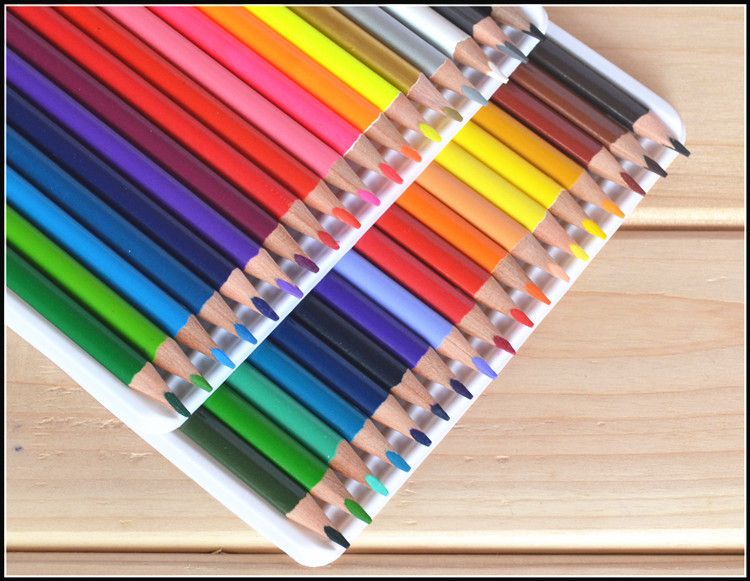 法国maped马培德12 18 24 36色彩色铅笔 三角杆无毒彩铅