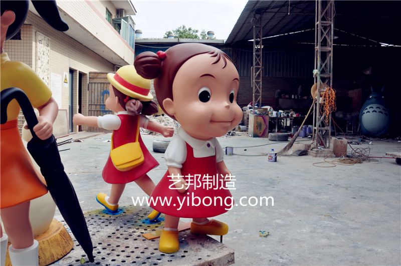 莱阳玻璃钢动漫雕塑我的时态是高中生玻璃钢高中英语12种老婆图片