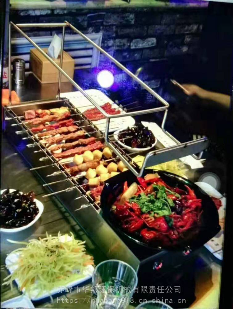 自动烧烤机 自动旋转烧烤机 很久以前自动翻转烧烤炉 图片 视频 生产