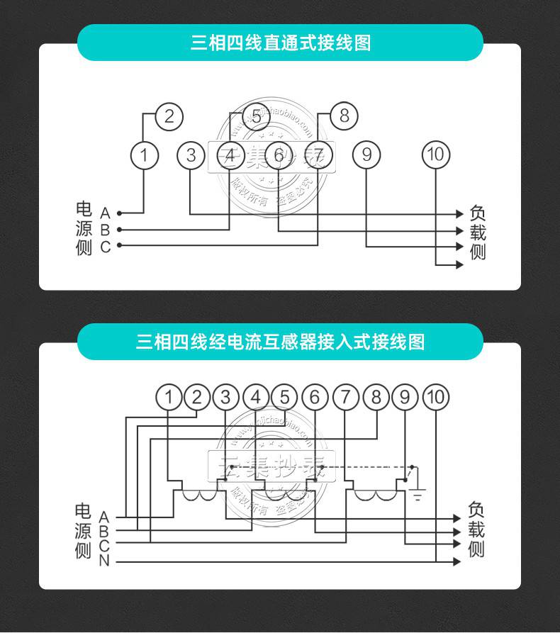 长沙威胜dtsd341-mc3三相四线多功能电能表 3×20(80)a 1级