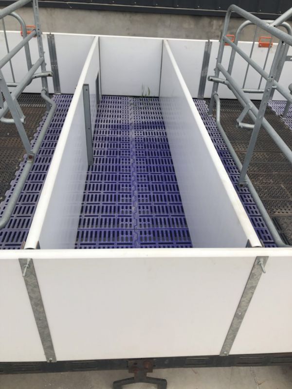 猪场专用 猪用pvc围栏板 pvc中空板 适用于产床保育床的围栏板育床的