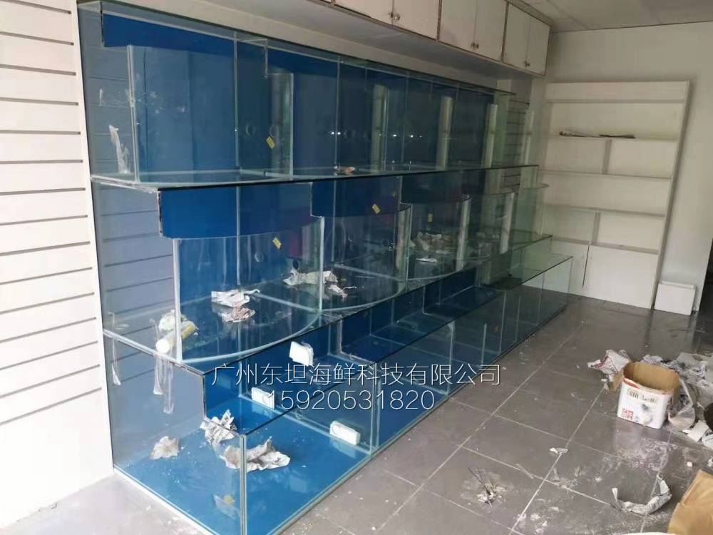 广州狮岭海鲜池设备-土建海鲜池-广州生猛海鲜鱼池