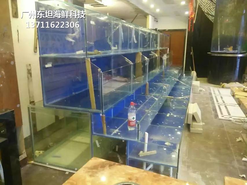深圳罗湖餐饮海鲜池-深圳海鲜鱼池制冷设备-餐厅海鲜池