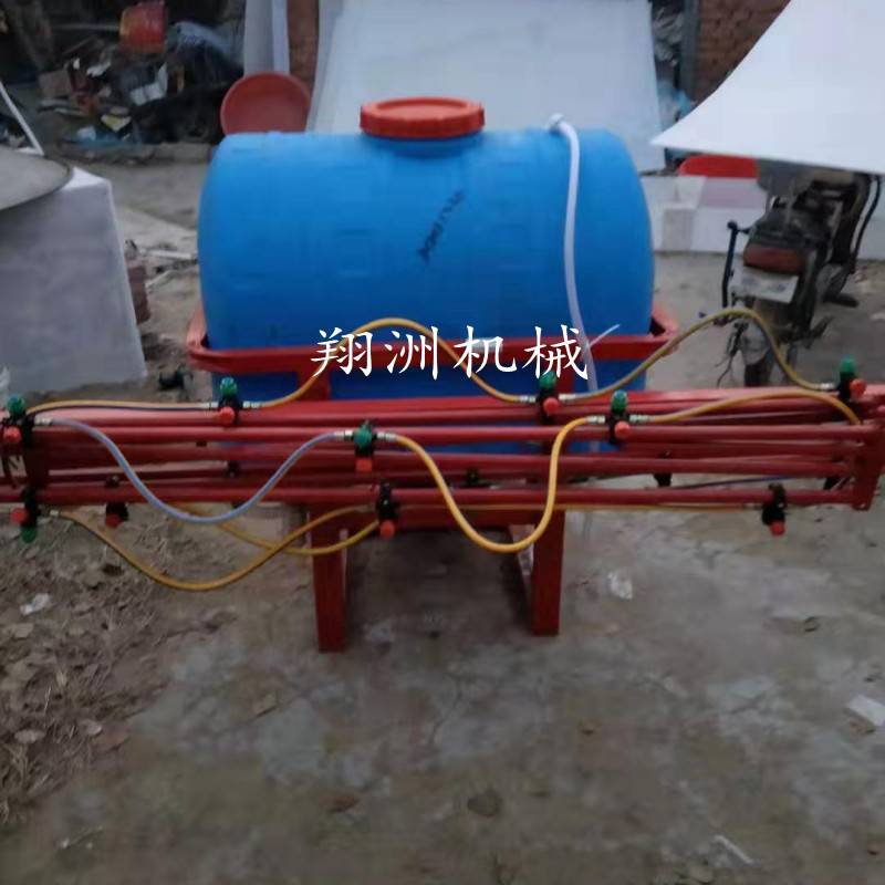 家用小四轮拖拉机配带的打药机 单缸皮带动力喷雾机 六米折叠喷杆喷