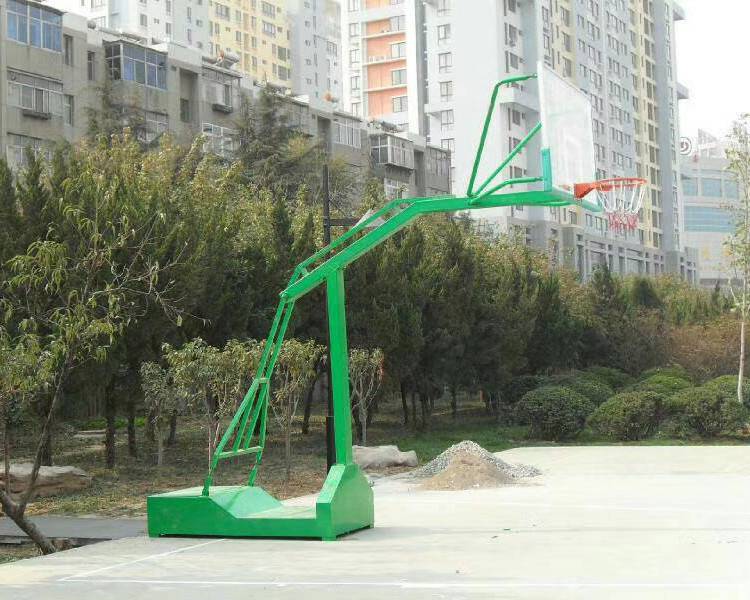 河南洛阳电动液压篮球架图片厂家直销