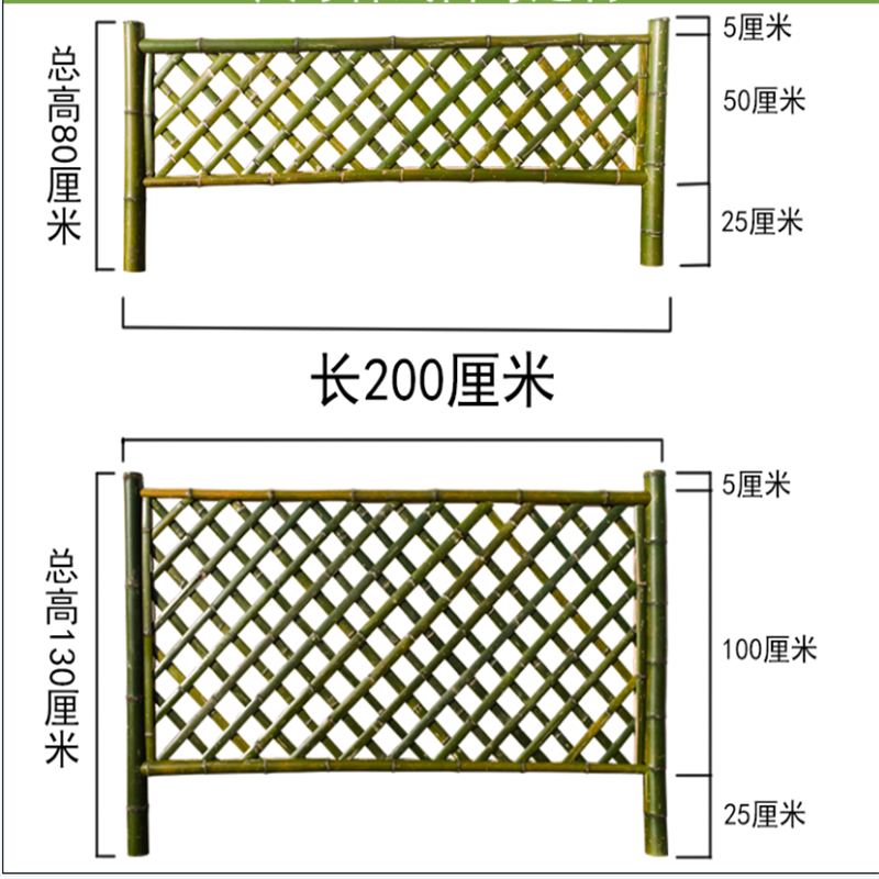 忻州市竹篱笆竹子篱笆墙江门江海竹子护栏木桩围栏