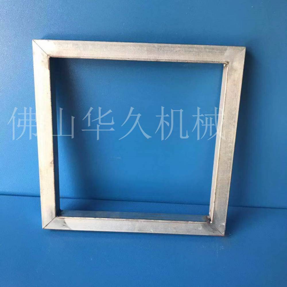 不锈钢45度切角机 门框窗框框架 护栏方管冲角机 一折成型框架