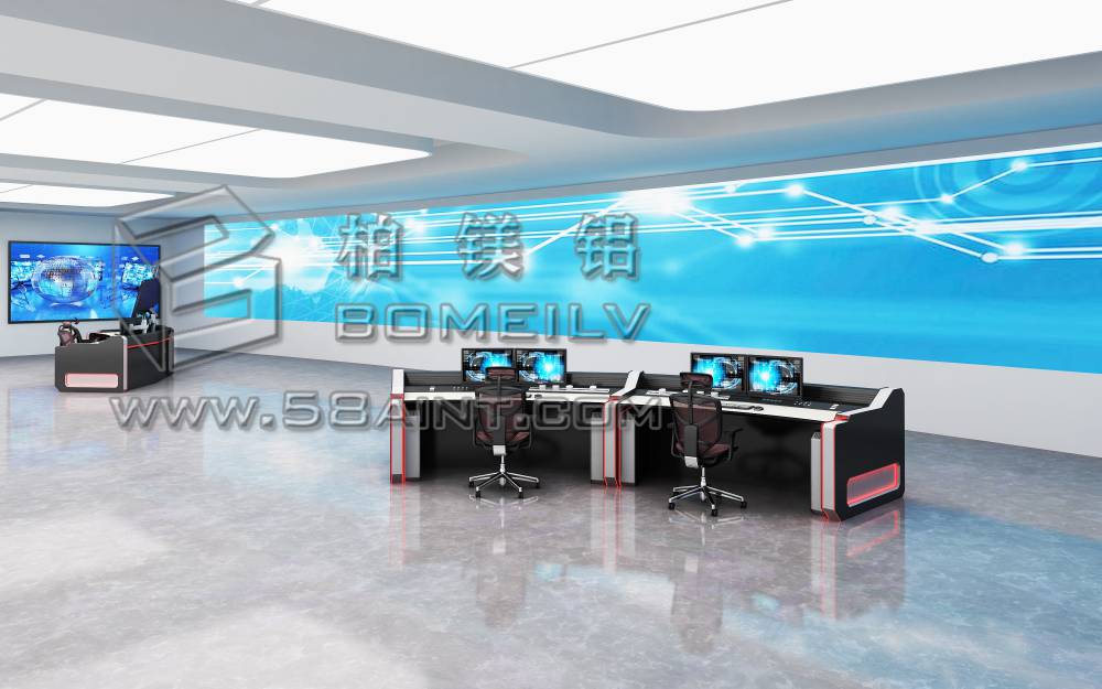 呼和浩特市边防监控调度台 指挥中心控制台