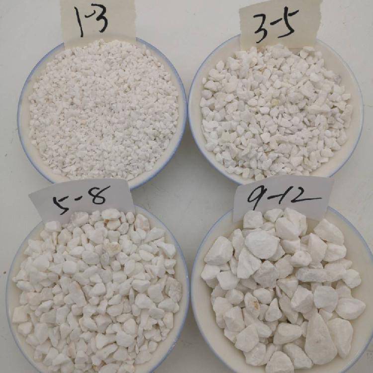 【白色洗米石多少钱一吨 3-6毫米白色洗米石价格】