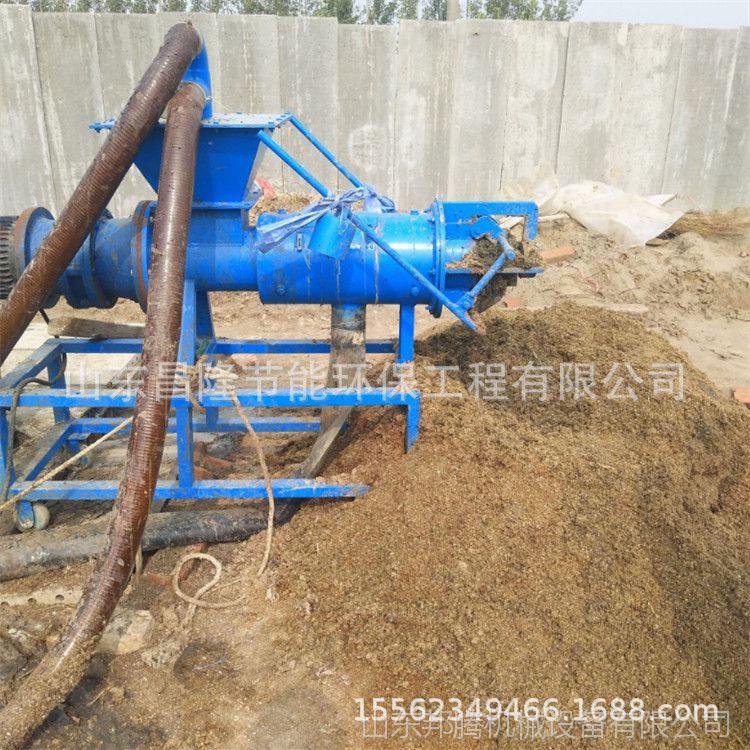 猪粑粑羊粪牛屎干湿分离机 糖鸡屎脱水固液分离机厂家直销