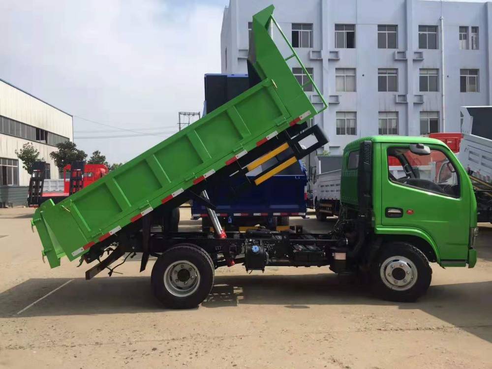 自卸小翻斗,东风小型翻斗货车,带翻斗的轻型货车蓝牌