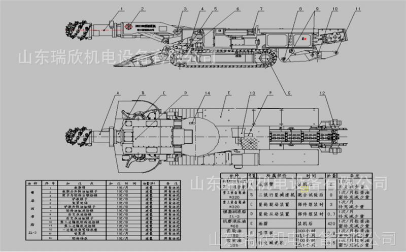 ebz132掘进机二运 厂家促销二运小车横梁 s150a三一佳木斯掘进配