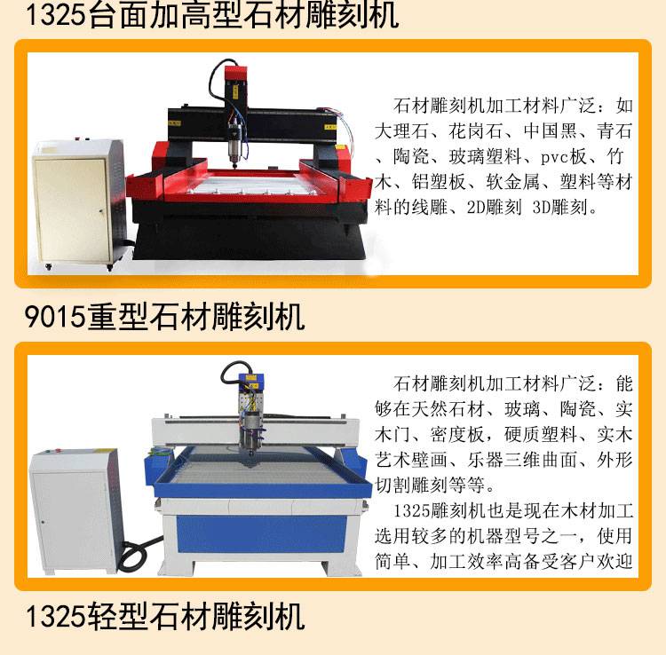 1325电脑数控石材雕刻机 全自动金属大理石墓碑泡沫浮雕机