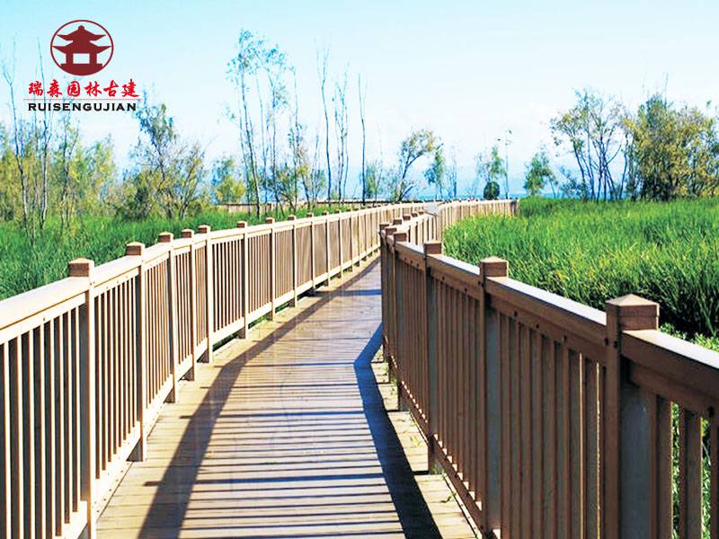 成都木栈道厂家,景区湿地公园木栈道定制