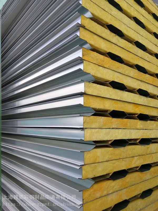 阻燃聚氨酯冷库保温板 双面聚氨酯复合保温板规格 厂家生产200mm彩钢