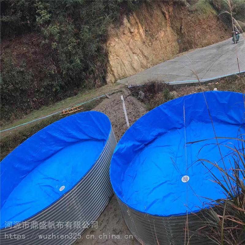 帆布鱼池厂家批发|帆布鱼池案例(图)|户外水产养殖鱼池