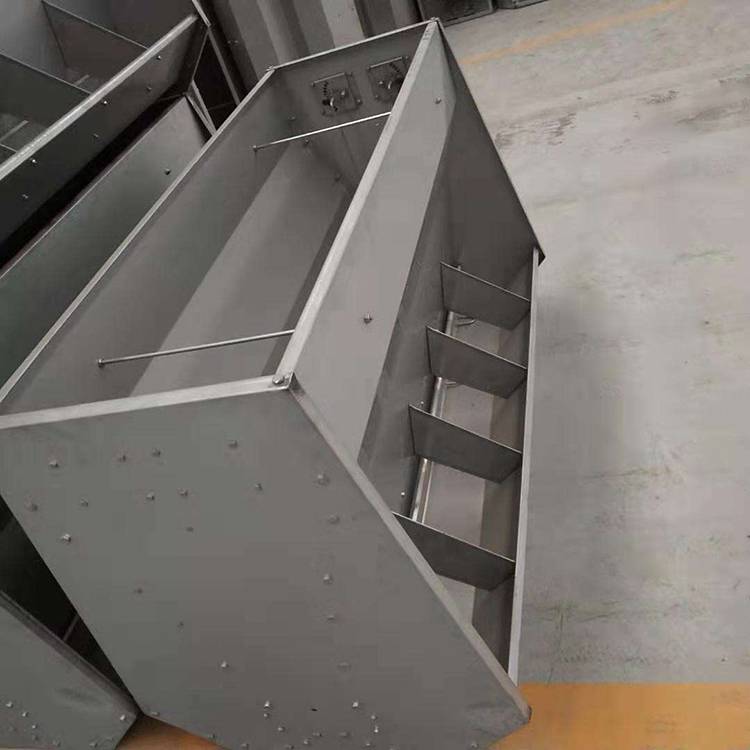 不锈钢猪食槽自动 新型猪食槽 育肥猪食槽