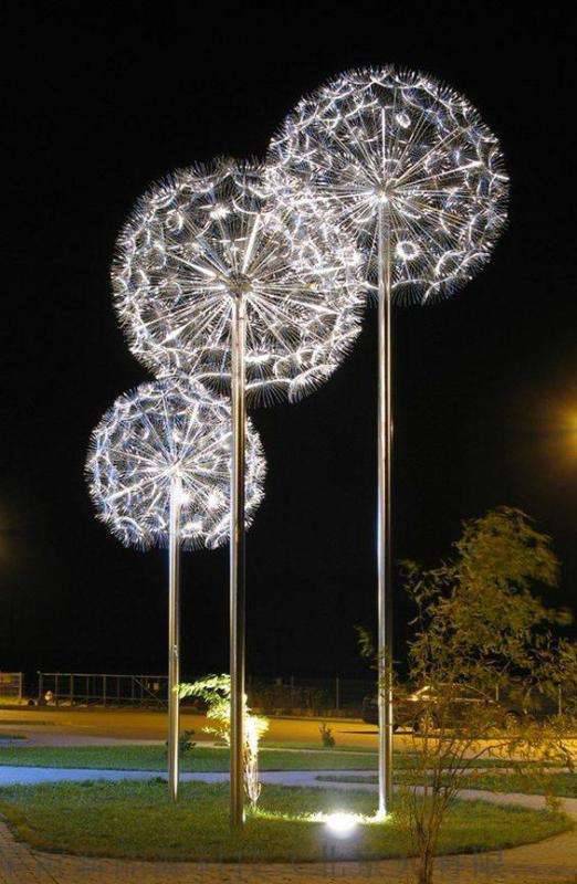 蚌埠 蜻蜓滴胶七星造型灯 1.2米滴胶蘑菇造型灯 厂家直销